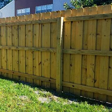 wood board on board fence bucks county pa