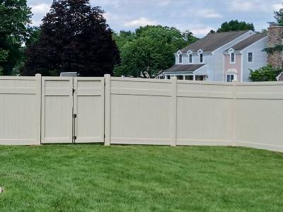 vinyl fence installation vinyl fence installed in Fort Washington, PA