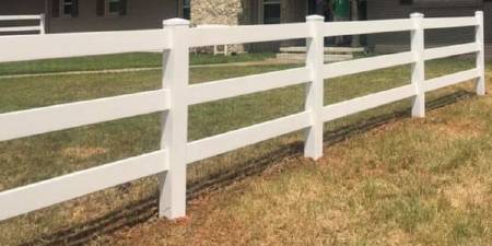 vinyl post and rail fence bucks county pa