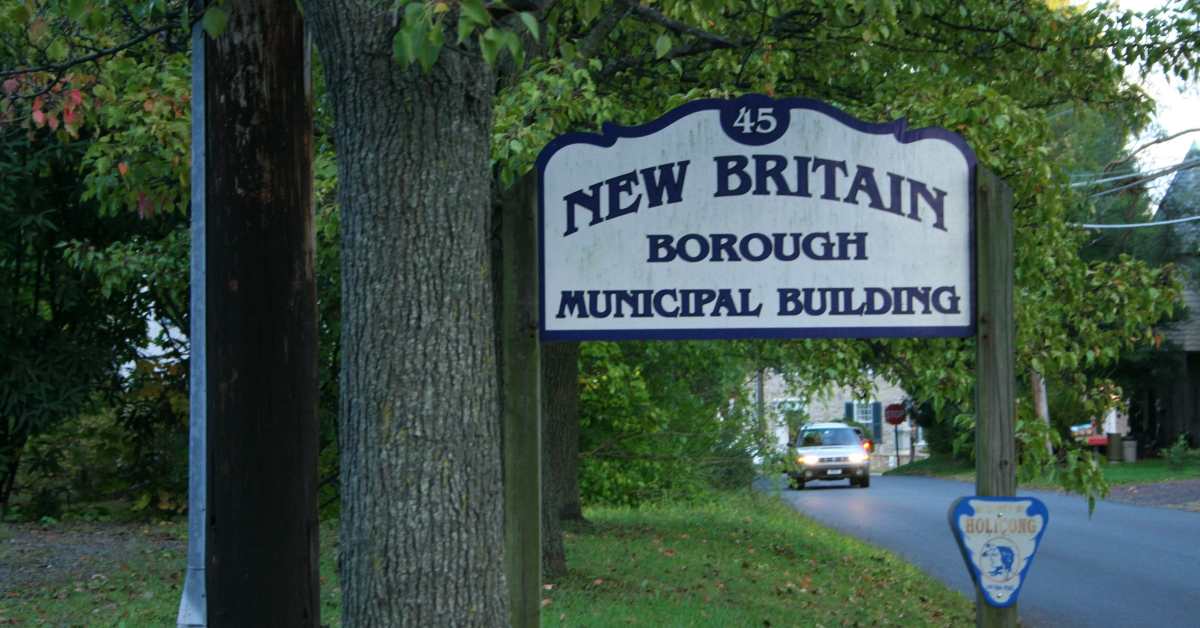 Borough of New Britain in Bucks County, PA